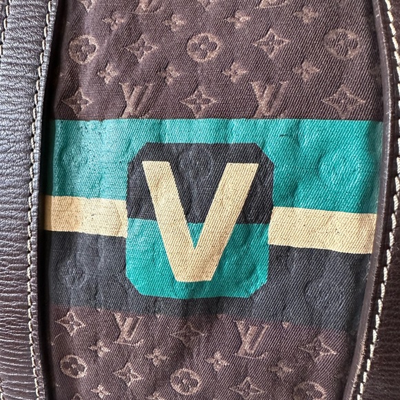 RARE Louis Vuitton Monogram Mini Lin Initiales Keepall Bag - Picture 2 of 16